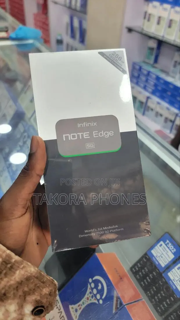 New Infinix Note Edge 256 GB Gray · Photo 1