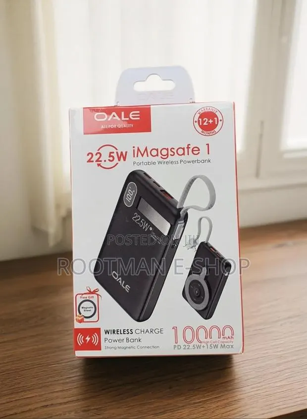 2025 Imagsafe 10,000mah Powerbank With Phone Holder · Photo 1