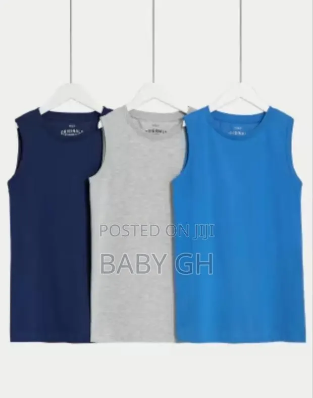M S 3pk Original Vest for Boys 9-10years · Photo 1
