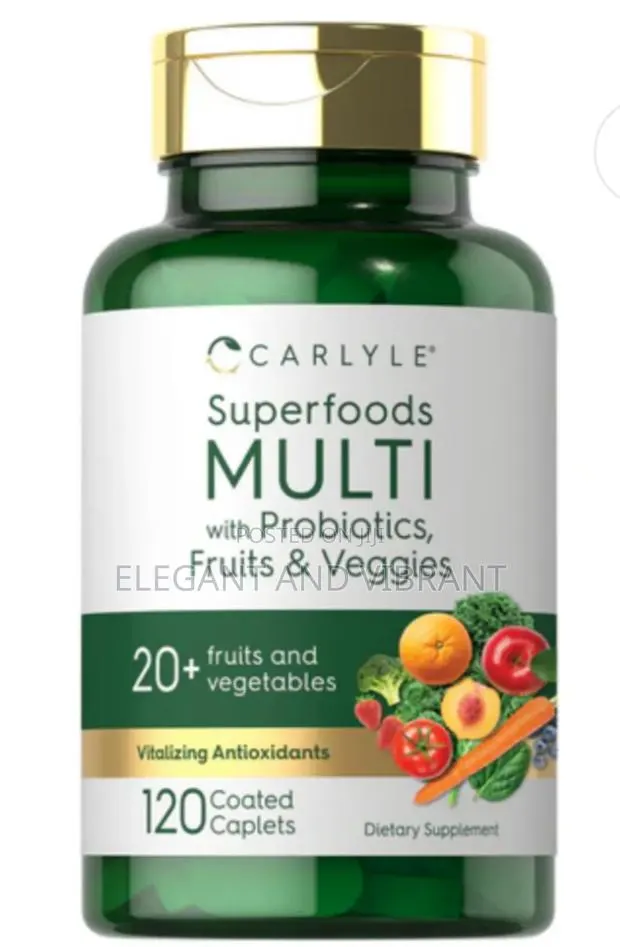 Fruits Veggies | 120 Caplets · Photo 1