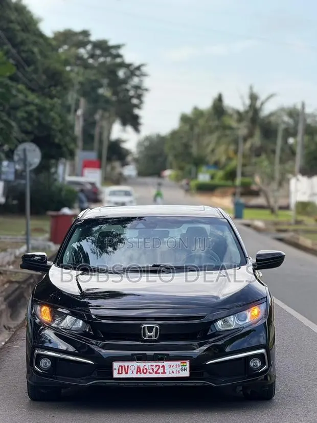 Honda Civic EX-L Sedan 2019 Black · Photo 1