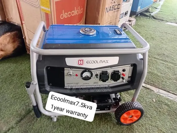 Ecoolmax 7.5KVA Gasoline Genset – Quality Generator for Home 7.5kva · Photo 1