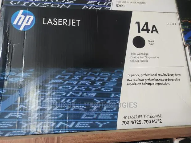 HP 14A Black Original Laserjet Toner Cartridge #Cf214a · Photo 1