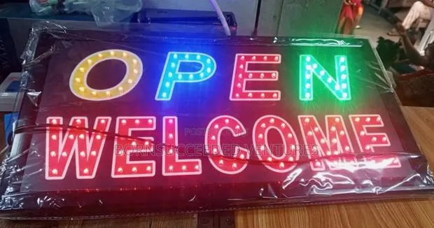 Open Welcome Sign Led Light · Photo 1
