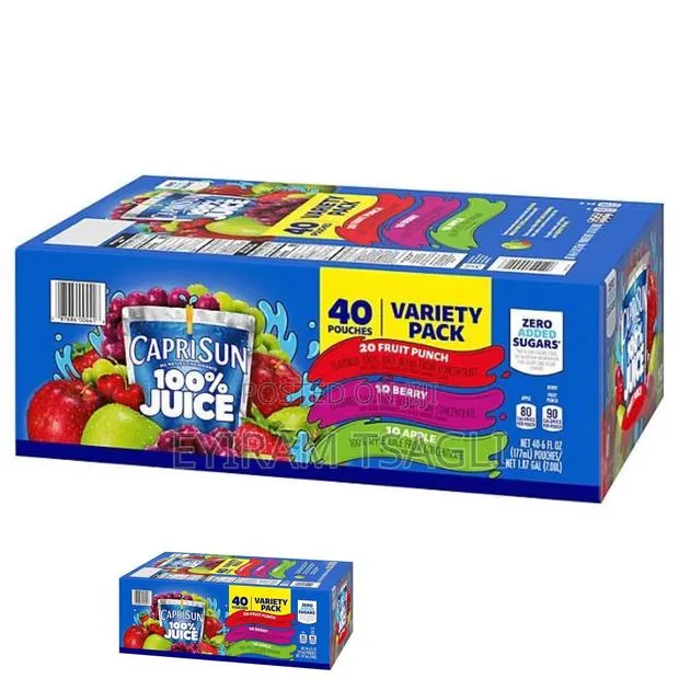 Caprisun 100% Juice Variety Pack(40 Pouches) · Photo 1