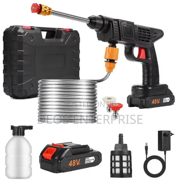 Cordless Pressure Washer With 2 Batteries ยท Photo 1