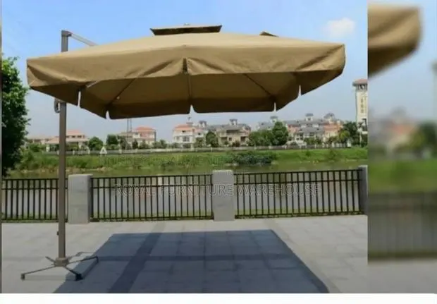 Heavy Duty Square Cantilever Roma Patio Big Outdoor Umbrella · Photo 1