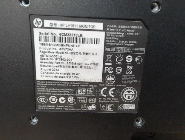 Original Monitor HP LV1911 · Photo 2