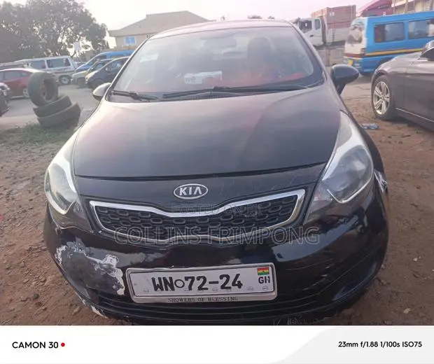 Kia Rio Base 4dr Sedan (1.6L 4cyl 5M) 2011 Black · Photo 1
