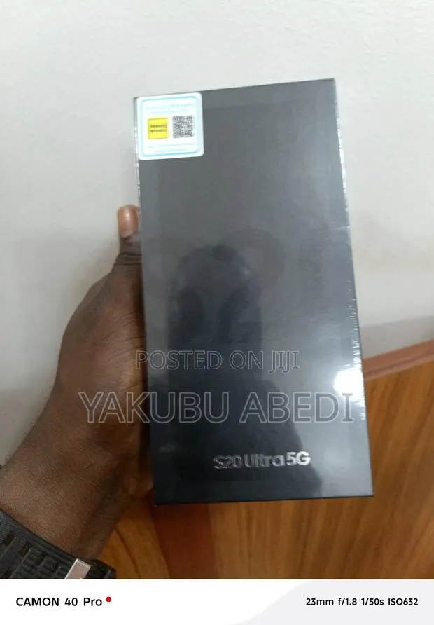New Samsung Galaxy S20 Ultra 128 GB Black · Photo 1
