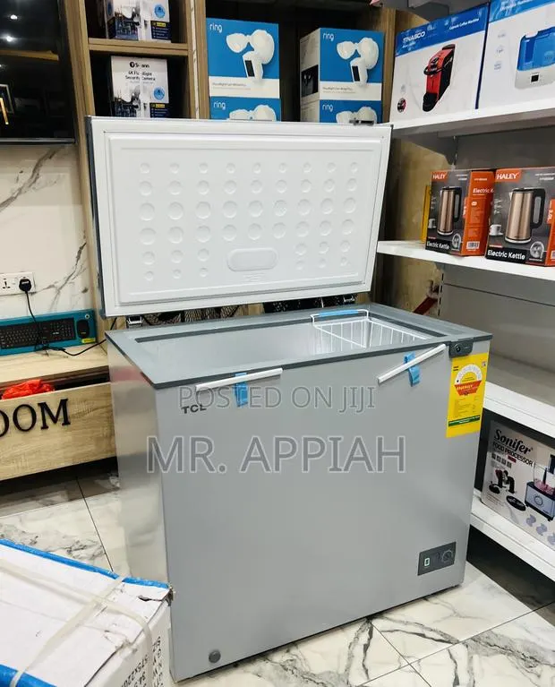 Check Out TCL Single Door Electric Chest Freezer(Gray) · Photo 1