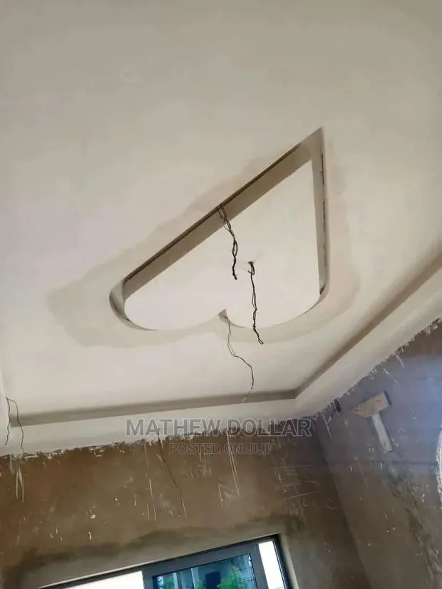 Pop Ceiling Works, Plaster Board Skimming Paint · Photo 4
