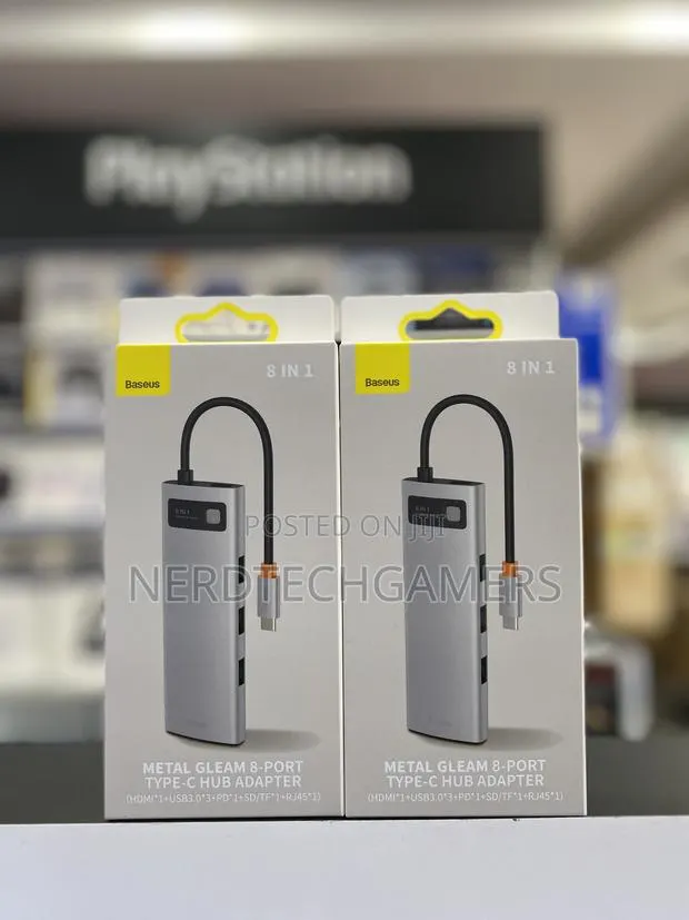 Baseus 8-in-1 Usb C Hub Docking Station, Usb C Adapter. · Photo 1