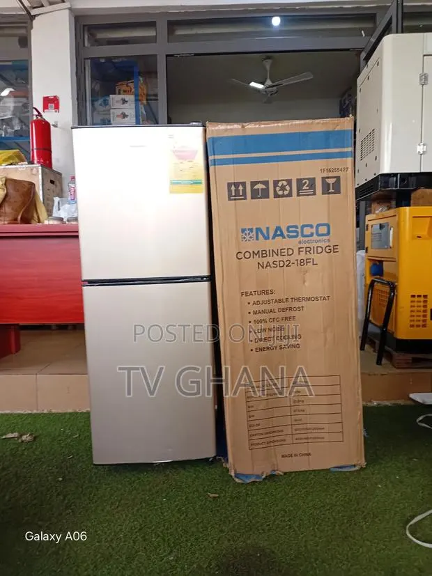 Nasco 136L Fridge Freezer – Low Power Consumption Quiet 136L · Photo 1