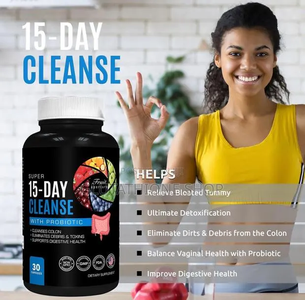 Super 15 Day Cleanse Supplement With Probiotics · Photo 1