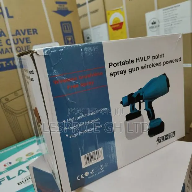 Cordless Paint Sprayer - Spray Gun With 48v Lithium Two Batteries · Photo 1