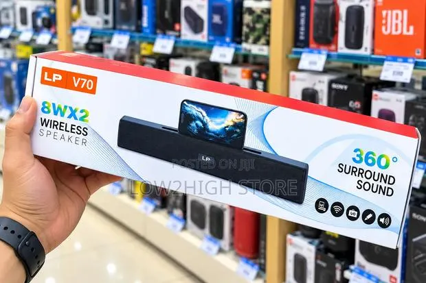 LP V70 16W 360° Hi-Fi Bass Bluetooth Speaker - Low2High · Photo 1