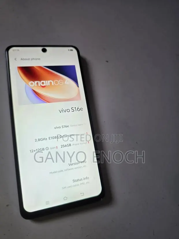 Vivo S16e 256 GB · Photo 1