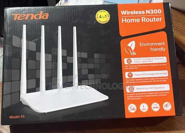 Tenda F6 N300 Wireless Home Router · Photo 1