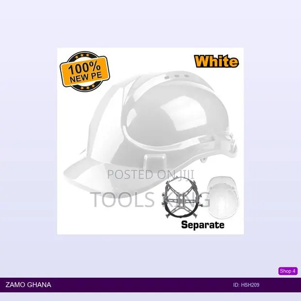 Safety Helmet White - Hsh209 · Photo 1