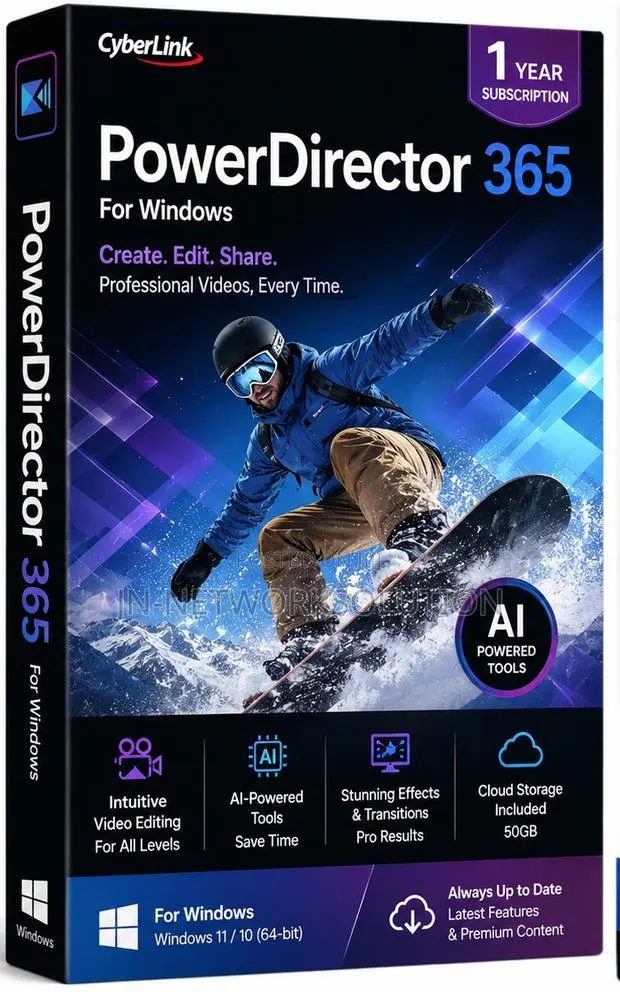 CyberLink PowerDirector 365 for Windows 1 Year · Photo 1