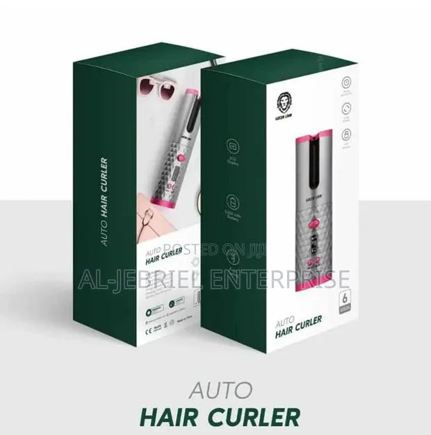 Green Lion Reachargeable Hair Curler 5200mah – Gray · Photo 1