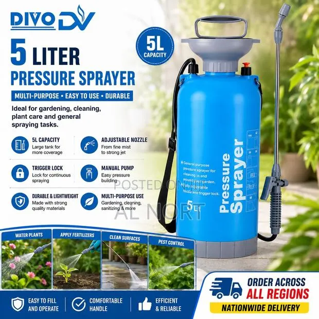 Divodv 5l Manual Pressure Sprayer · Photo 1