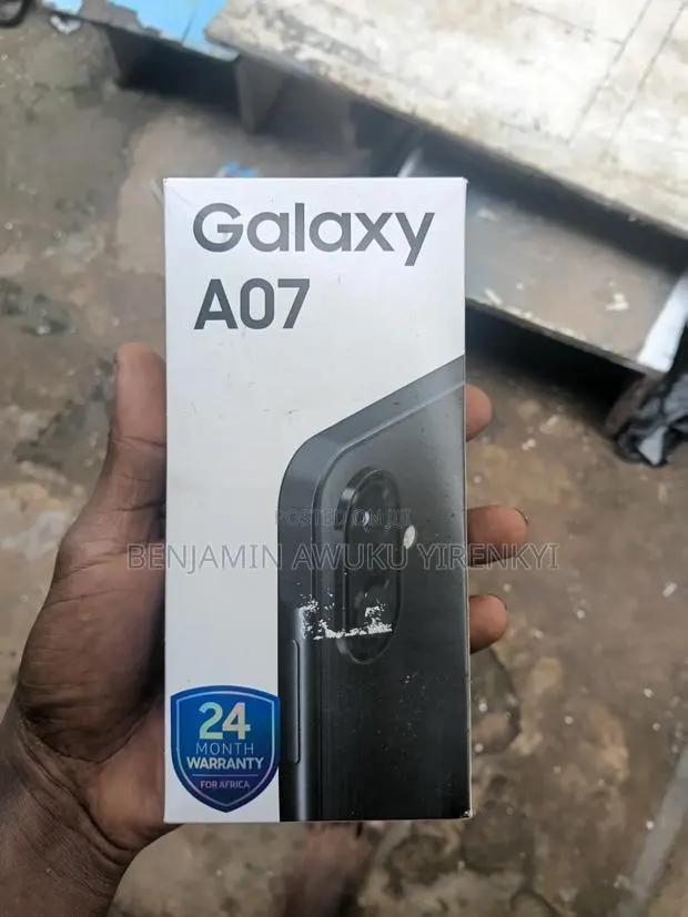 New Samsung Galaxy A07 4G 64 GB Black · Photo 1