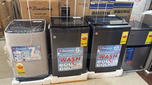 Binatone Top Load Fully Automatic Washing Machine 7kg, 9kg, 12kg · Photo 1