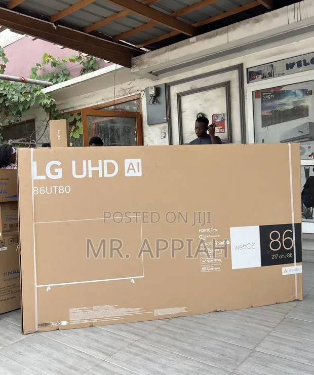 Choose Affordable Lg-86ut80006r 86” Smart Satellite Tv + Remote. · Photo 1
