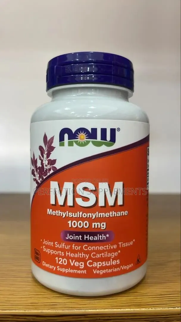 NOW MSM 1000 Mg Veg Capsules
Joint Health* · Photo 1