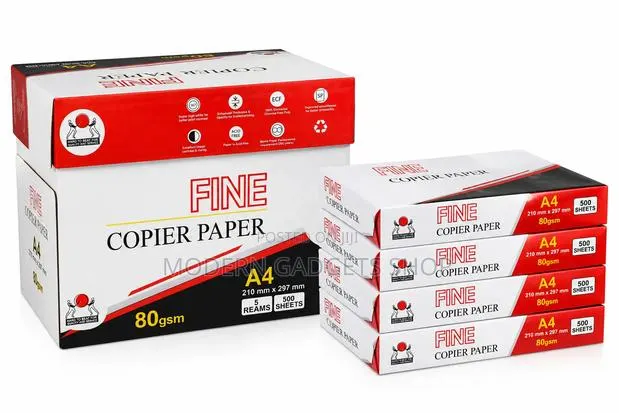 A4 Printing Photocopy Paper 80gsm – Fine Brand · Photo 1