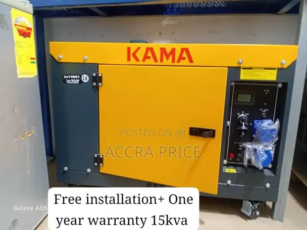 Powergrid Solution Silent 15kva Kama Diesel Gen Silent · Photo 1