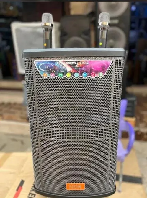 NDR 12 Inches Rechargeable Speaker With 2 Wireless Microphones · Photo 1