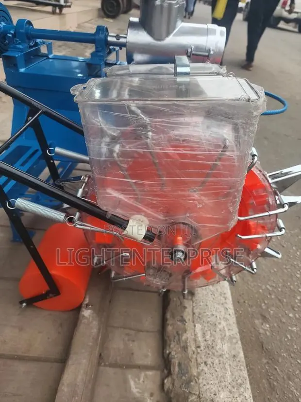 2-in-1 Precision Seed & Fertilizer Planter | Hand Push Seeder · Photo 1