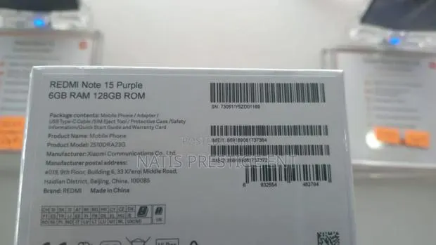 New Xiaomi Redmi Note 15 128 GB Black · Photo 1