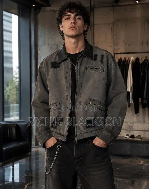 Forever 21 Distressed Jacket · Photo 1