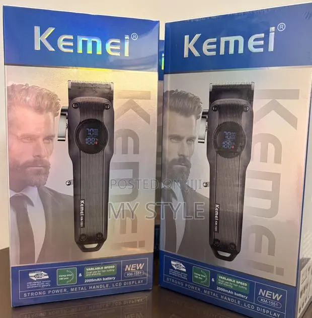 KEMEI KM-1551 Cordless Rechargeable Hair Clipper Trimmer · Photo 1