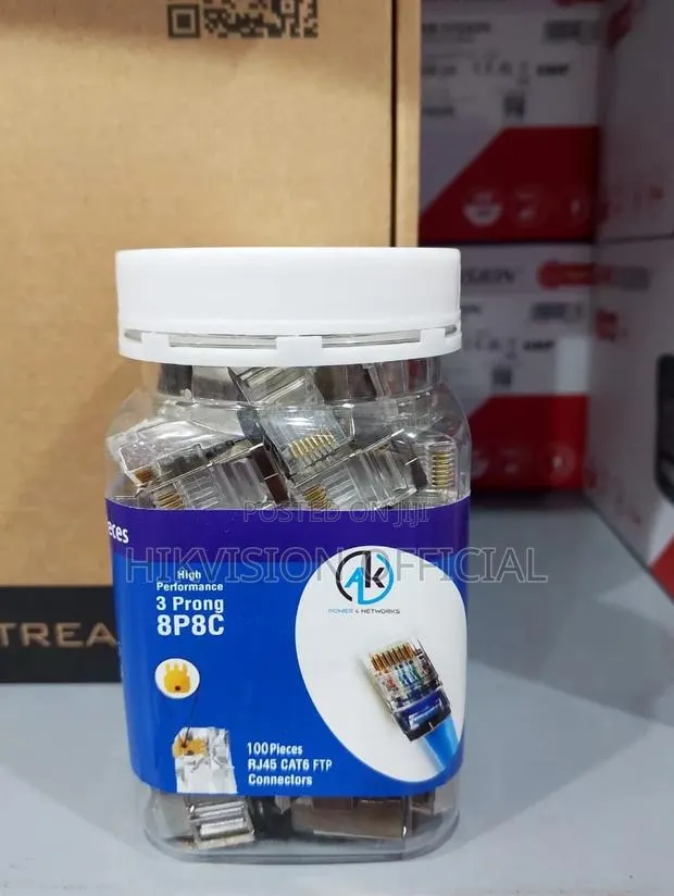 Rj 45 Connector Packs 100pcs · Photo 1