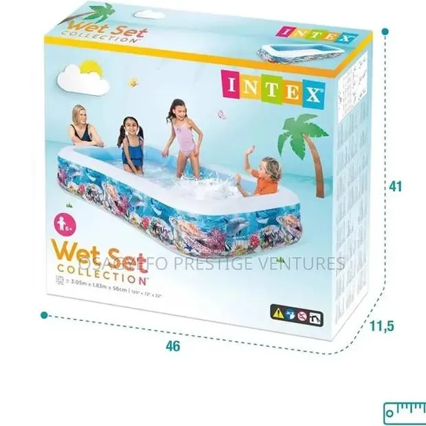 Intex Wet Set Collection Inflatable Family Swimming Pool · Photo 1