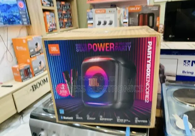 Available Now at JBL Encore 2 Bluetooth Speaker · Photo 1