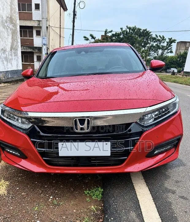 Honda Accord Sport (1.5L 4cyl Turbo CVT) 2019 Red · Photo 1
