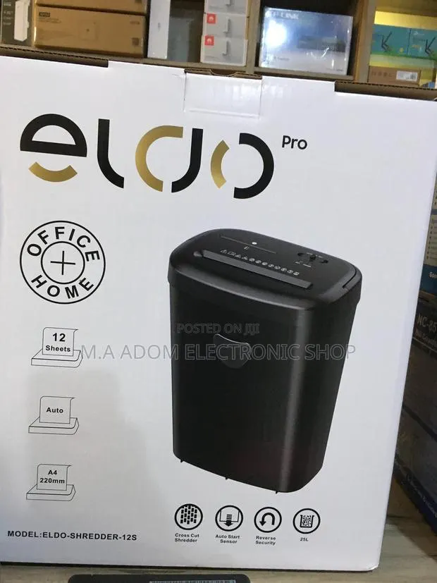 Eldo Pro 12 Sheet Auto A4 Shredder · Photo 1