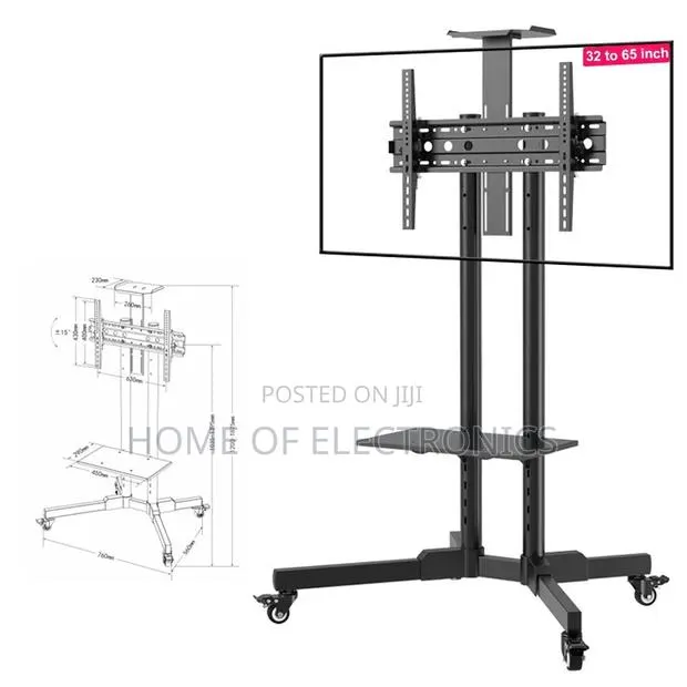 For School Presentations Mobile Trolley Tv Stand(32-70) · Photo 1