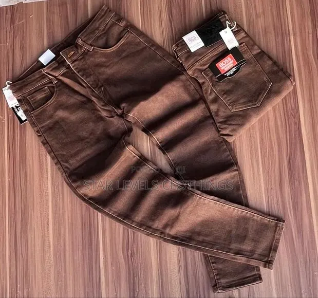 Quality Coffee Colour Jeans Trousers Available in All Sizes · Photo 1