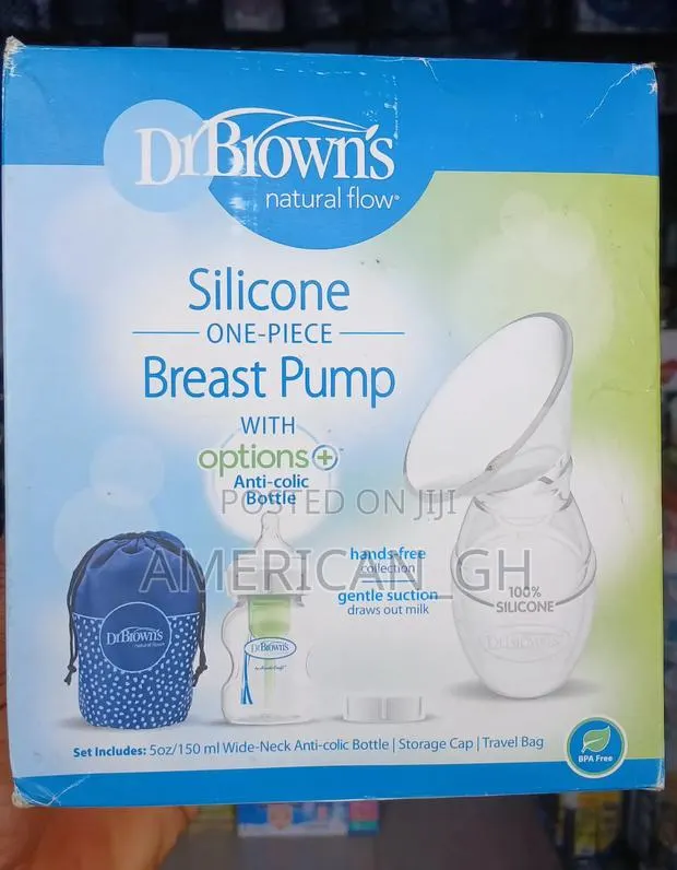 Dr Brown Silicone Breast Pump With Bottle · Photo 1