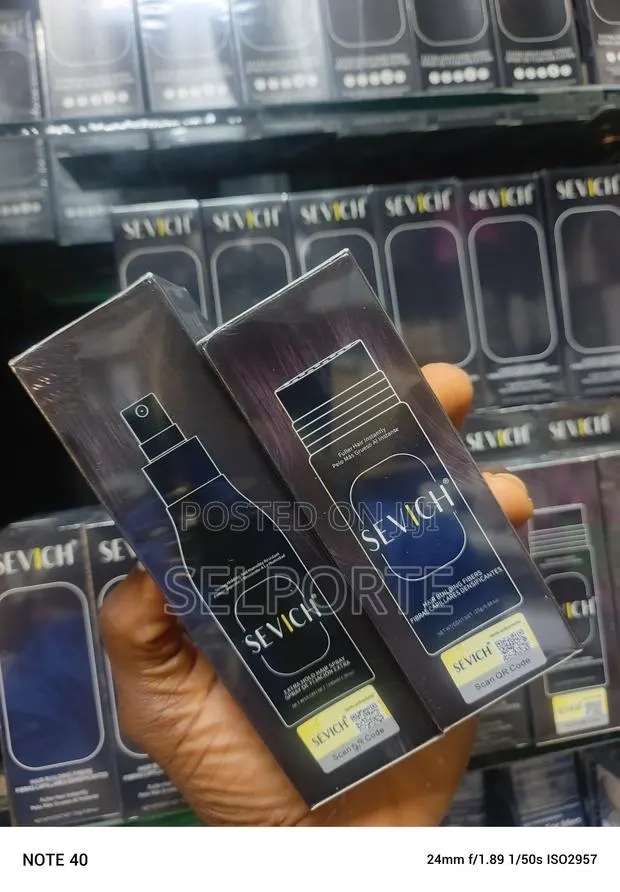 SEVICH Black Hair Fiber and Holding Spray · Photo 1