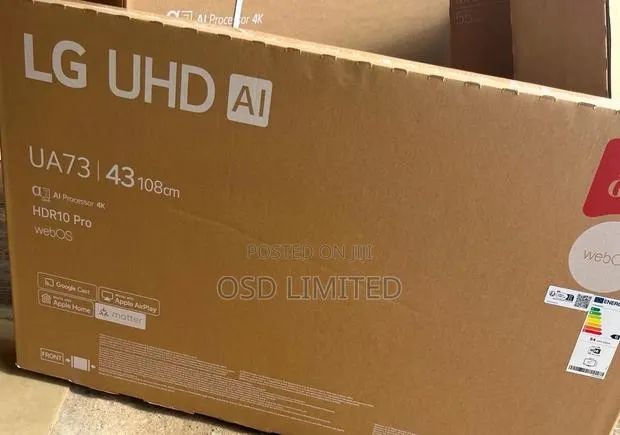 World Cup Promo Lg 43" Ua73 With Built-in Netflix Disney+ · Photo 1