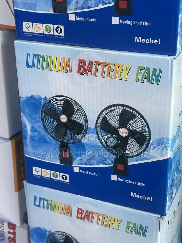 Lithium Battery Fan Movable Head Style · Photo 1