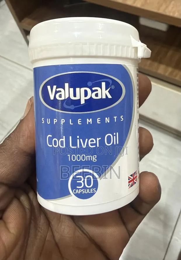 Valupak Cod Liver Oil 1000mg – Omega 3, Vitamins a & D3 · Photo 1